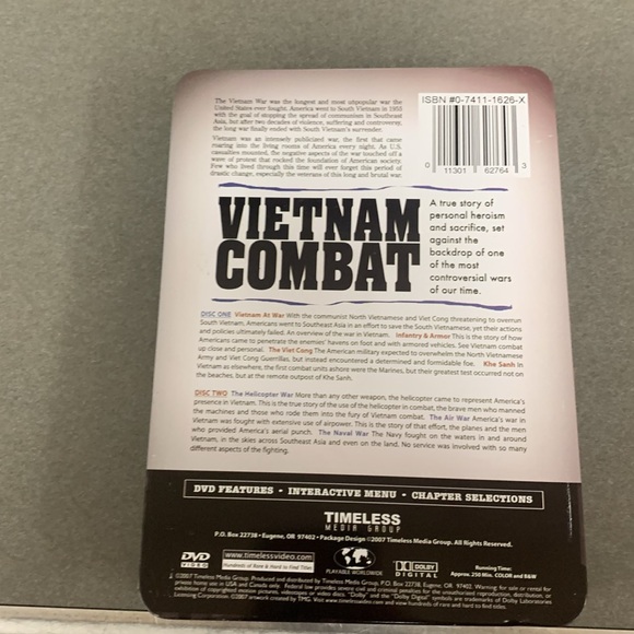 Vietnam Combat 2 Disc DVD Set in Collectible Case History Drama Documentary - Picture 3 of 16